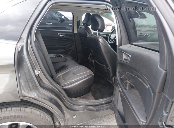 2FMPK4K81HBC21499 2017 FORD EDGE Gray VIN sticker view