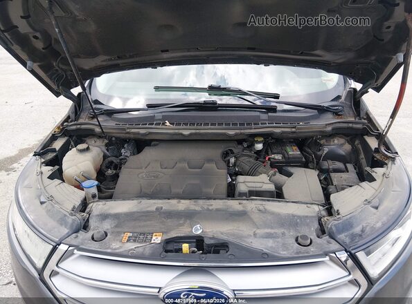 2FMPK4K81HBC21499 2017 FORD EDGE Gray Rear view
