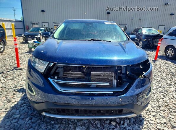 2FMPK4K81HBC47892 2017 FORD EDGE Blue Vista frontal
