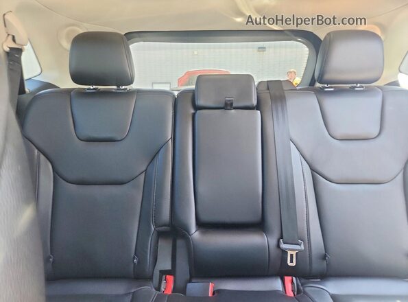 2FMPK4K81HBC47892 2017 FORD EDGE Blue Vista de los asientos traseros