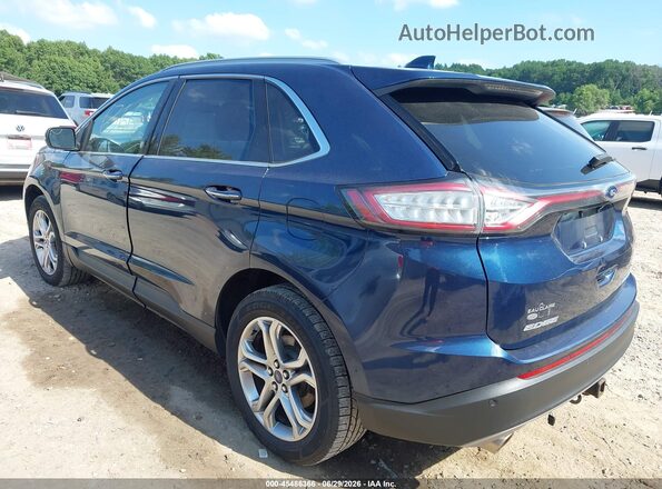 2FMPK4K81HBC55152 2017 FORD EDGE Blue უკანა მარცხენა