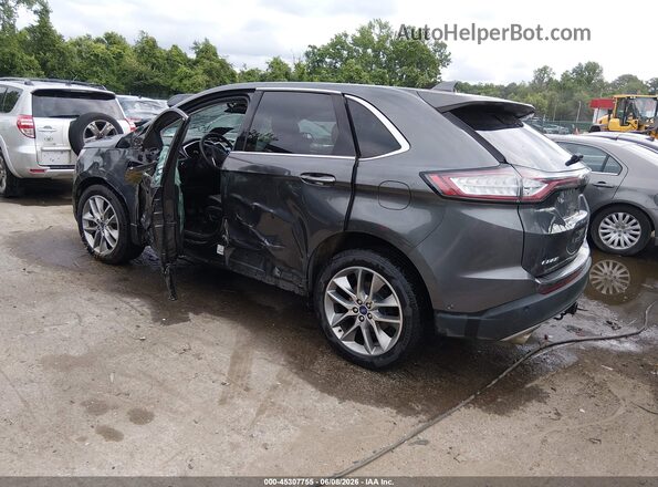 2FMPK4K81JBC62947 2018 FORD EDGE Gray Trasero izquierdo