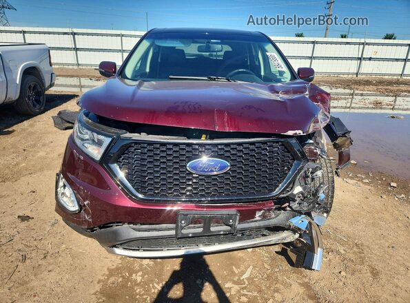 2FMPK4K82HBC25237 2017 FORD EDGE Бордовый Вид спереди