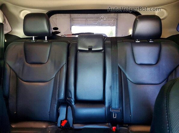 2FMPK4K82JBB78300 2018 FORD EDGE Red Vista de los asientos traseros