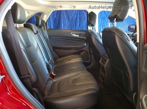 2FMPK4K82JBB78300 2018 FORD EDGE Red Vista interior trasera