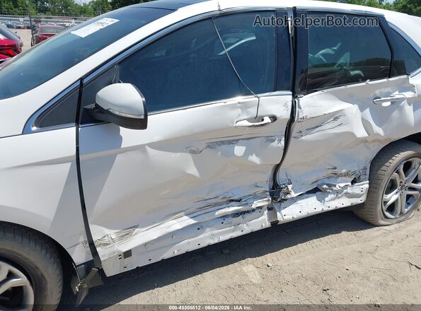 2FMPK4K82JBC46580 2018 FORD EDGE White Դիմացի տեսք