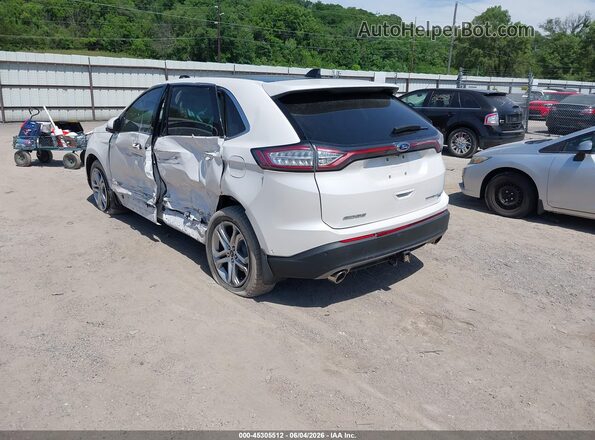 2FMPK4K82JBC46580 2018 FORD EDGE White Հետևի ձախ