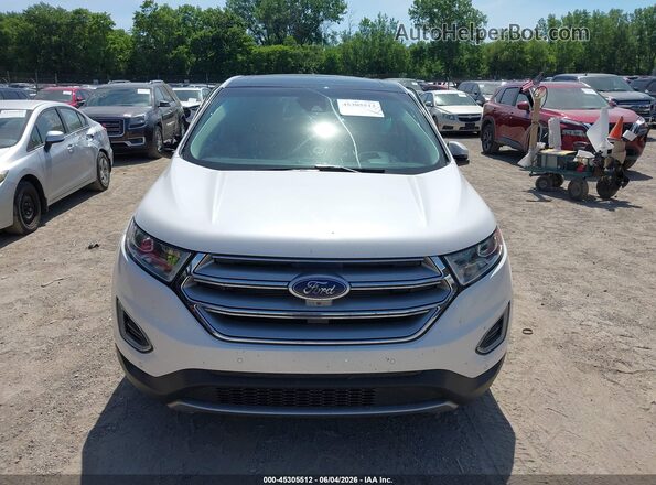 2FMPK4K82JBC46580 2018 FORD EDGE White Սարքավորումների վահանակի տեսք