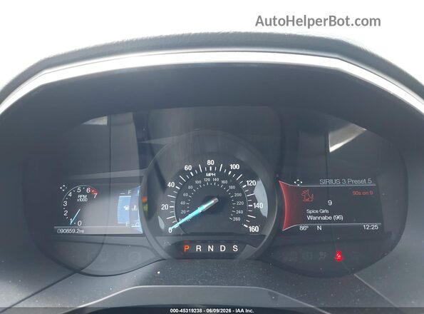 2FMPK4K83GBC20367 2016 FORD EDGE Gray Հետևի նստատեղերի տեսք