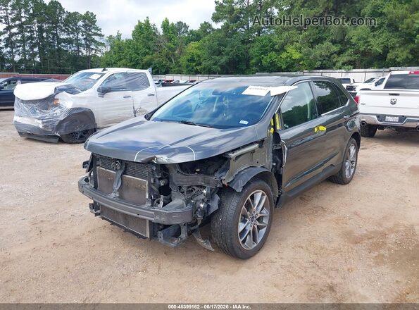 2FMPK4K83GBC63073 2016 FORD EDGE Gray Vista tres cuartos delantera izquierda
