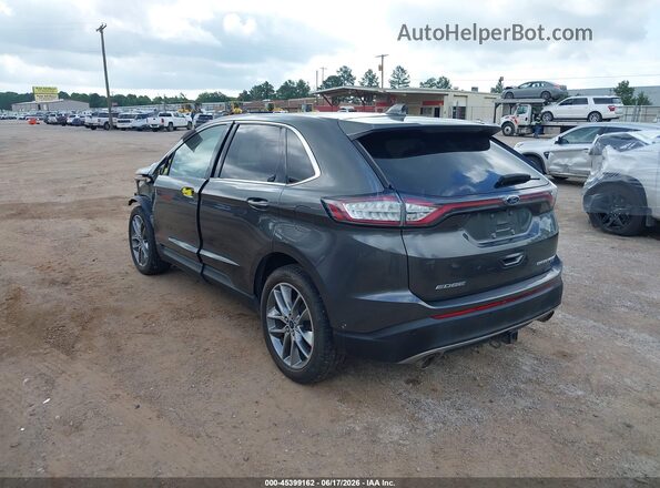 2FMPK4K83GBC63073 2016 FORD EDGE Gray Trasero izquierdo