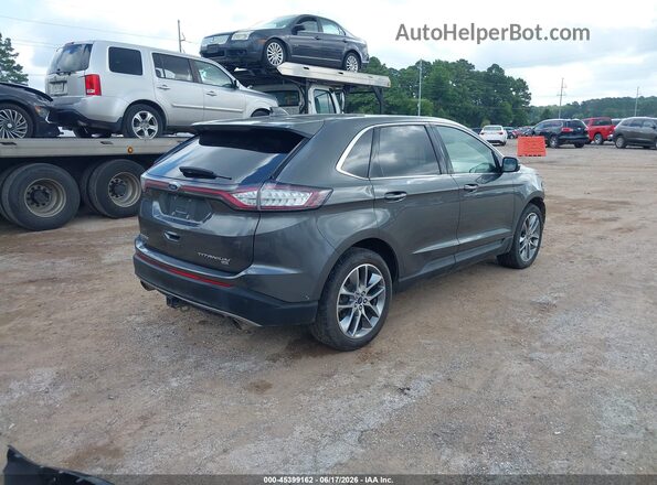 2FMPK4K83GBC63073 2016 FORD EDGE Gray Trasero derecho