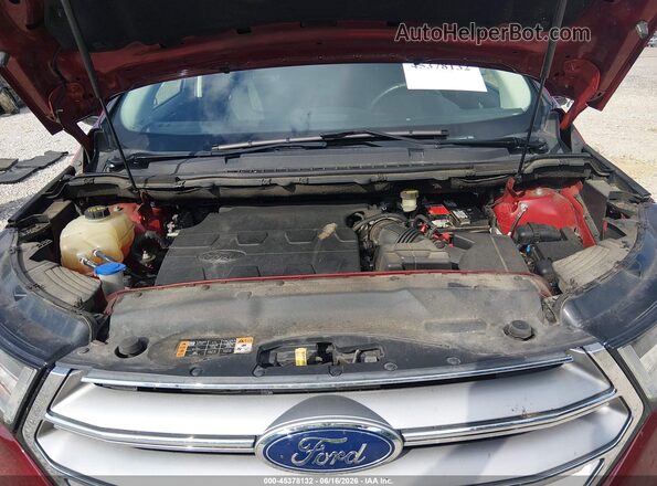 2FMPK4K83HBB35689 2017 FORD EDGE Красный Вид сзади