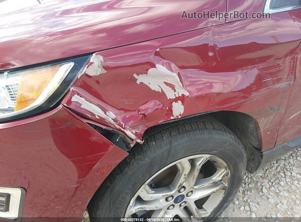 2FMPK4K83HBB35689 2017 FORD EDGE Красный Вид спереди