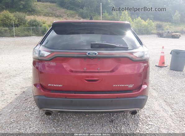 2FMPK4K83HBB35689 2017 FORD EDGE Красный 