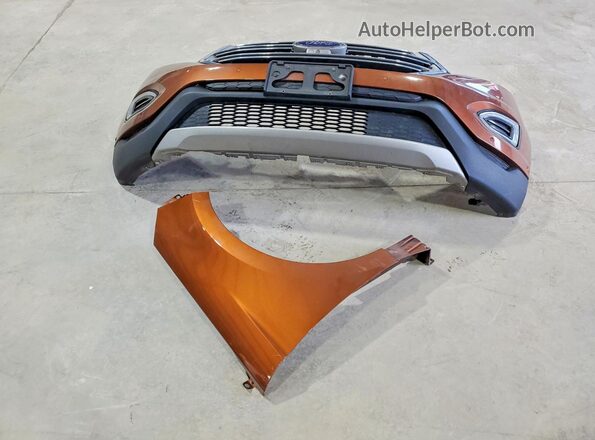 2FMPK4K83HBC08401 2017 FORD EDGE Orange VIN sticker view