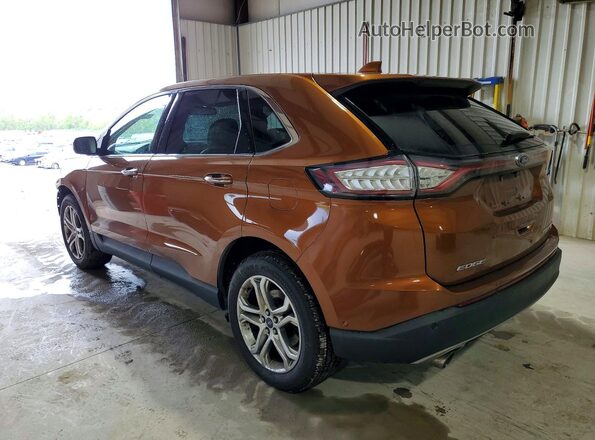 2FMPK4K83HBC08401 2017 FORD EDGE Orange Rear left