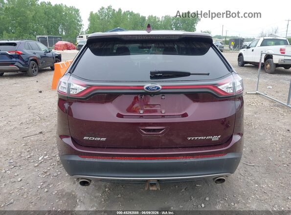 2FMPK4K83JBC00983 2018 FORD EDGE Burgundy 