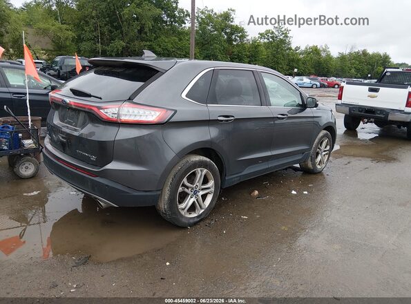 2FMPK4K83JBC33014 2018 FORD EDGE Gray Задня права чверть