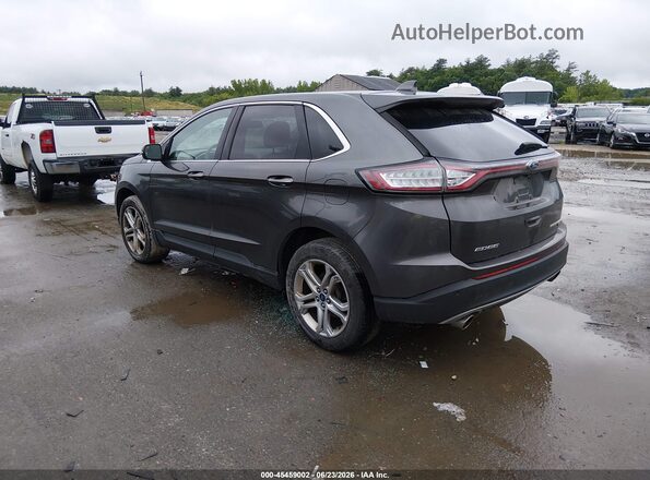 2FMPK4K83JBC33014 2018 FORD EDGE Gray Задня ліва чверть