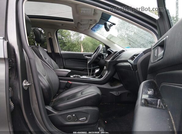 2FMPK4K83JBC33014 2018 FORD EDGE Gray Вид салону спереду