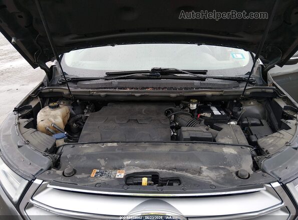 2FMPK4K83JBC33014 2018 FORD EDGE Gray Вид ззаду