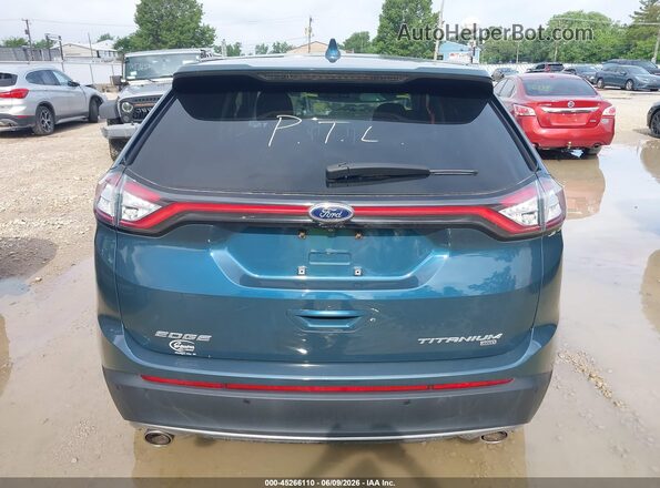 2FMPK4K84GBC35024 2016 FORD EDGE Blue 