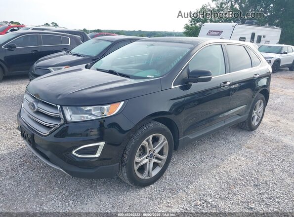 2FMPK4K84GBC59338 2016 FORD EDGE Черный Передняя левая четверть