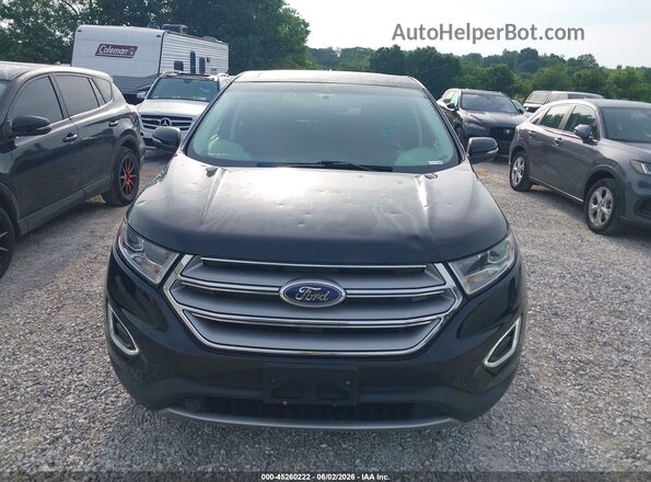 2FMPK4K84GBC59338 2016 FORD EDGE Черный Вид щитка приборов
