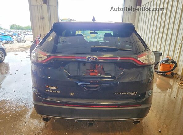 2FMPK4K84HBB15287 2017 FORD EDGE Black უკანა ხედი