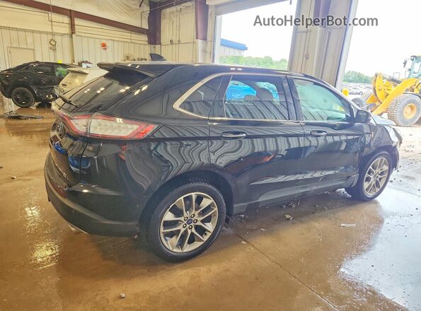 2FMPK4K84HBB15287 2017 FORD EDGE Black უკანა მარჯვენა
