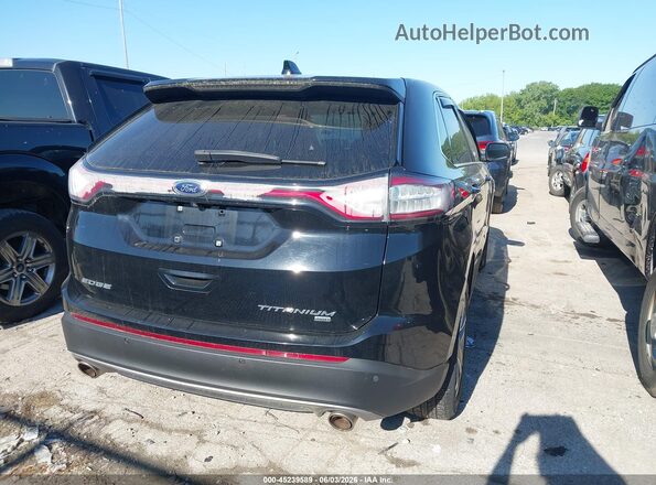 2FMPK4K85GBB15328 2016 FORD EDGE Black Հետևի աջ