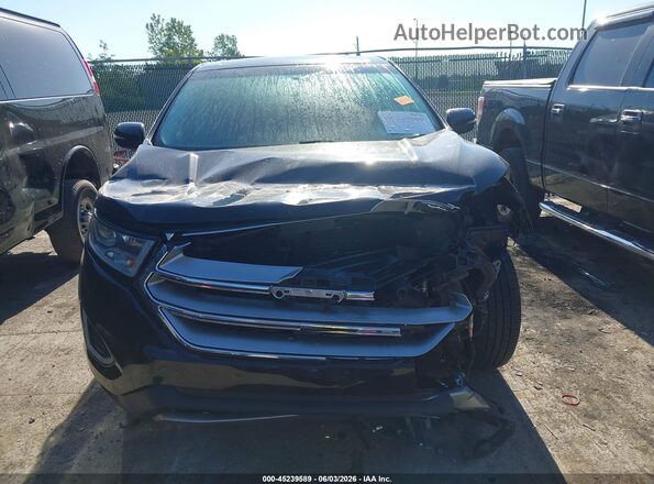 2FMPK4K85GBB15328 2016 FORD EDGE Black Սարքավորումների վահանակի տեսք