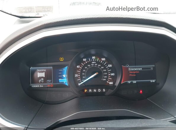 2FMPK4K85JBC13394 2018 FORD EDGE Gray Հետևի նստատեղերի տեսք