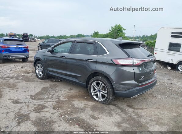 2FMPK4K85JBC13394 2018 FORD EDGE Gray Հետևի ձախ