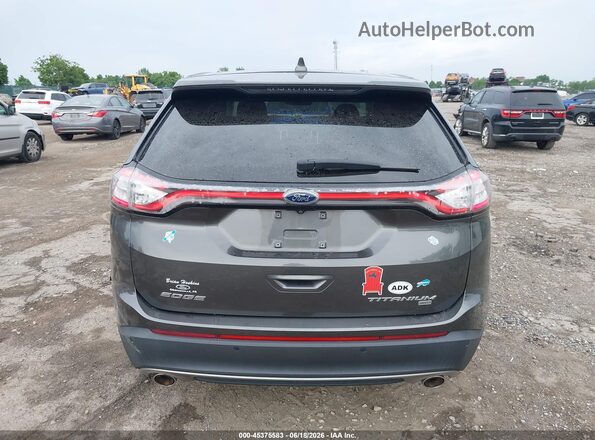 2FMPK4K85JBC13394 2018 FORD EDGE Gray 