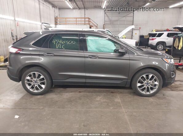 2FMPK4K87HBB68811 2017 FORD EDGE Black Вид задньої частини салону