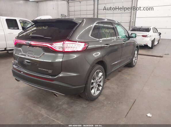 2FMPK4K87HBB68811 2017 FORD EDGE Black Задня права чверть