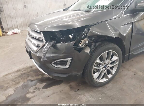2FMPK4K87HBB68811 2017 FORD EDGE Black Вид спереду