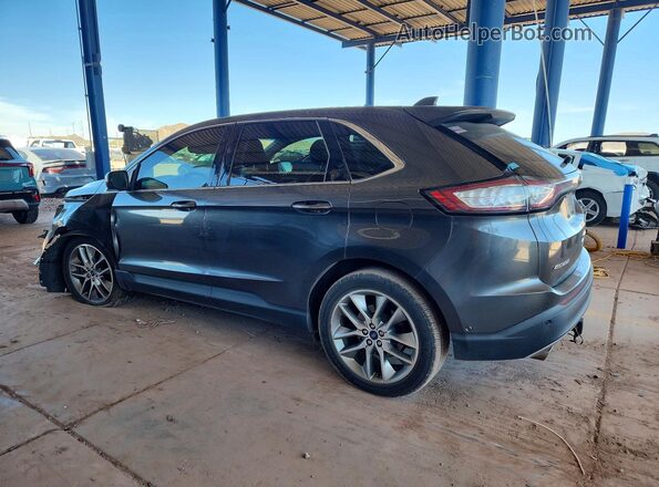 2FMPK4K87HBB99654 2017 FORD EDGE Gray უკანა მარცხენა
