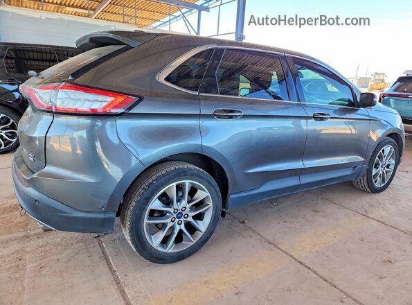 2FMPK4K87HBB99654 2017 FORD EDGE Gray უკანა მარჯვენა