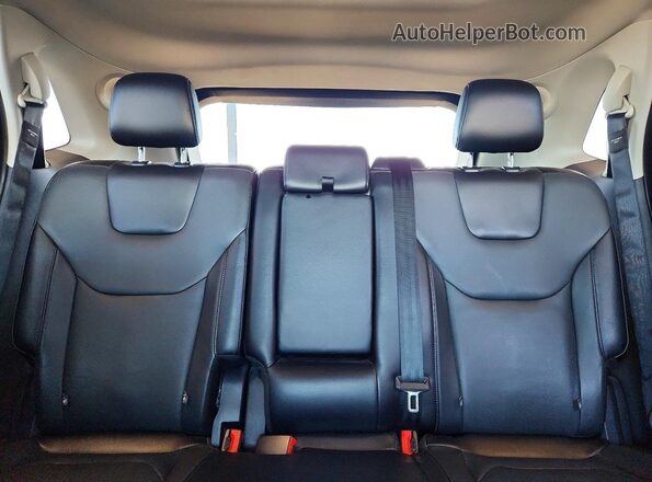 2FMPK4K87HBB99654 2017 FORD EDGE Gray უკანა სავარძლების ხედი