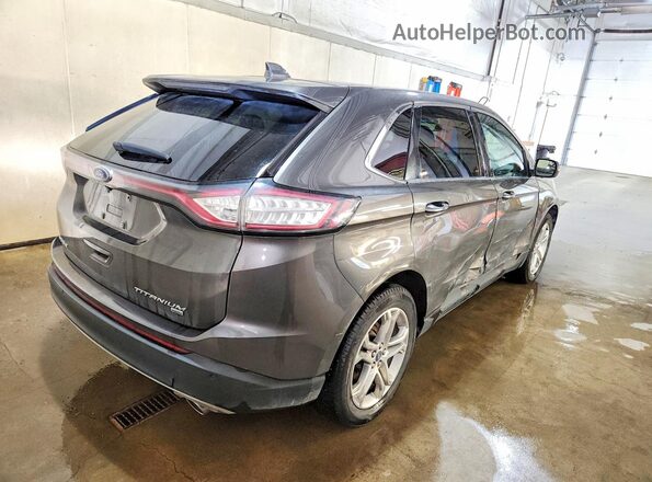 2FMPK4K88JBC07427 2018 FORD EDGE Gray Հետևի աջ