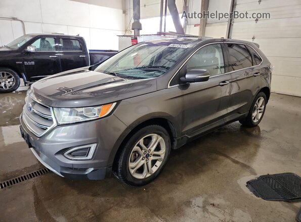 2FMPK4K88JBC07427 2018 FORD EDGE Gray 