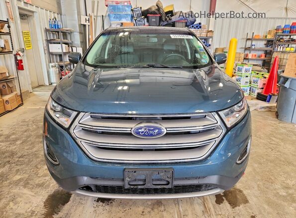 2FMPK4K89GBC64194 2016 FORD EDGE Blue წინა ხედი