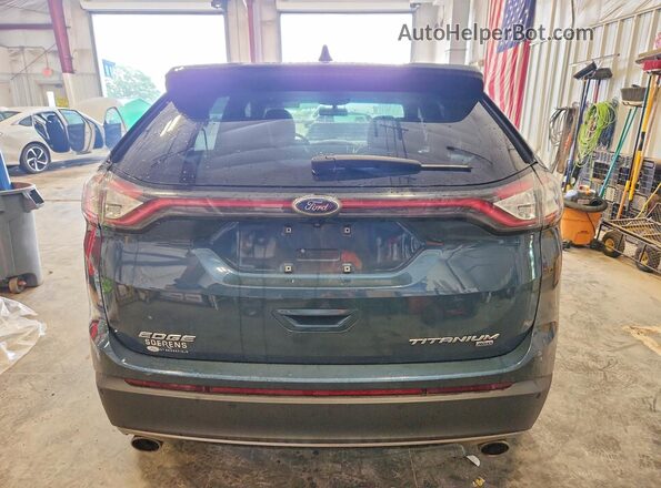 2FMPK4K89GBC64194 2016 FORD EDGE Blue უკანა ხედი