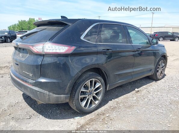 2FMPK4K89HBC53049 2017 FORD EDGE Black Tył prawy
