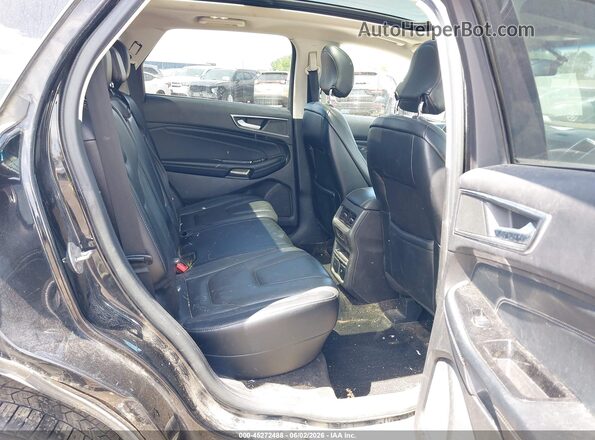 2FMPK4K89HBC53049 2017 FORD EDGE Black Widok naklejki z numerem VIN