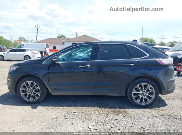 2FMPK4K89HBC53049 2017 FORD EDGE Black Widok wnętrza 360 stopni