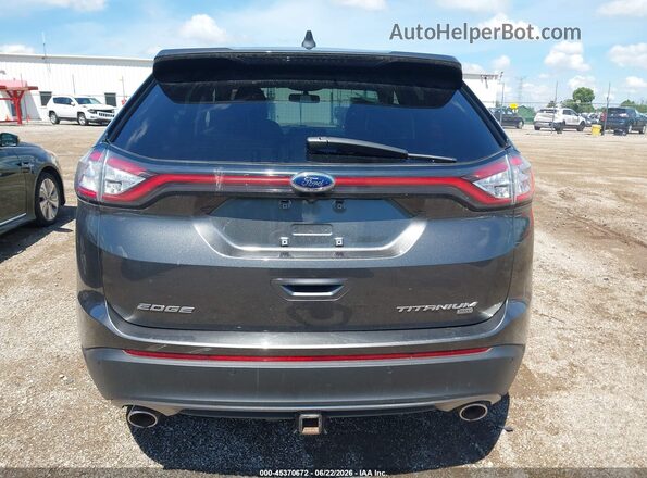 2FMPK4K8XJBB37106 2018 FORD EDGE Gray 